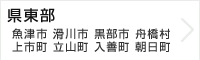 県東部（魚津市、滑川市、黒部市、舟橋村、上市町、立山町、入善町、朝日町）